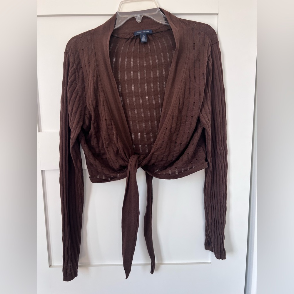 Tommy Hilfiger Brown Knit Sweater